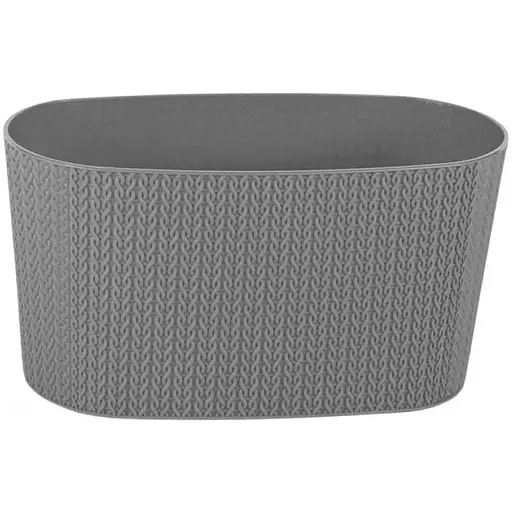 Вазон SUMELA 4.7l 290х154х148мм мокко овальний