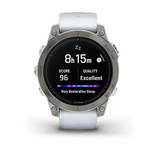 Смарт-годинник Garmin Epix Pro Gen 2 Sapphire 47mm Titanium w. Whitestone Band (010-02803-20/21) - фото 8
