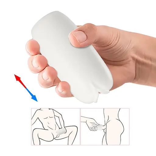 Мастурбатор Pretty Love Catherine Olga (білий) - фото 4