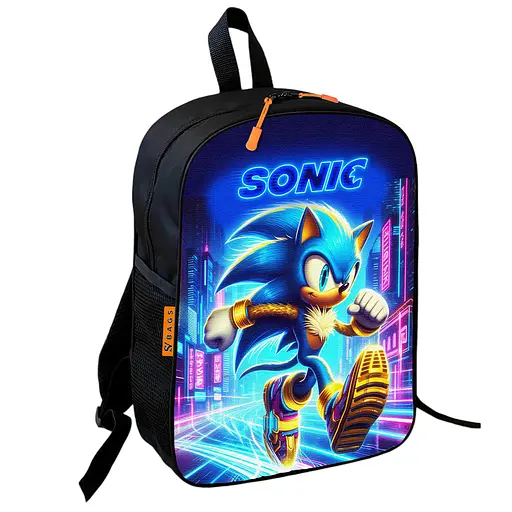 Рюкзак школьный детский Супер Соник «Super Sonic» 36х27 см для мальчика (01144)