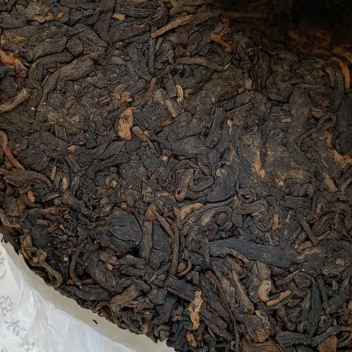 Шу пуер Bai Nian Bing Dao 2019 млинець 357 г - фото 3