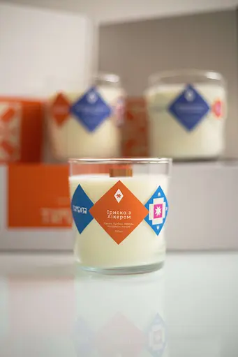 Ириска с ликером 350 мл, 45 ч Большие (350мл) Соевый воск 45 часов - фото 3