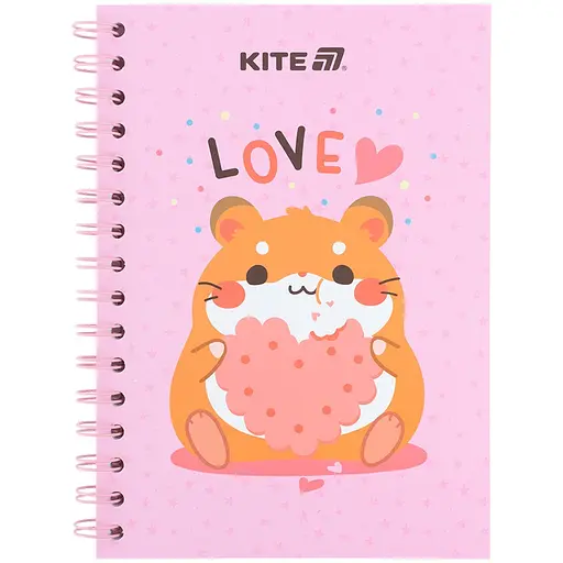 Блокнот на спирали картонная обл. А5 80 л. кл. Cute 3