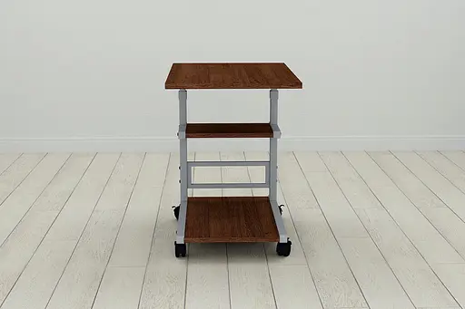 Стол приставной Ferrum-decor Адан 62x40x60 металл Серый ДСП Венге 16мм (FRD-105395)