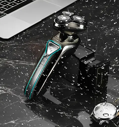 Електробритва VGR V-323 акумуляторна чоловіча бритва дисплей USB 8 Вт - фото 2