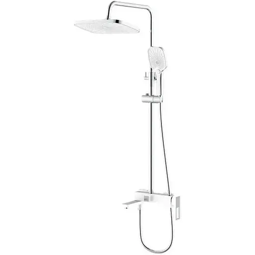 Душова система Mixxus Premium Walter 009-J white/chrome MI6622, Білий матовий - фото 1