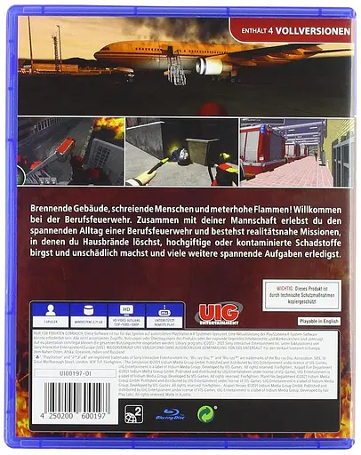 Игра Sony PlayStation 4 Firefighters: The Compilation Английская версия Б/у - фото 2