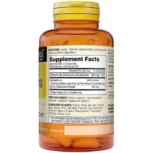 Пробіотик з пектином Mason Natural Probiotic Acidophilus With Pectin 100 капсул - фото 2