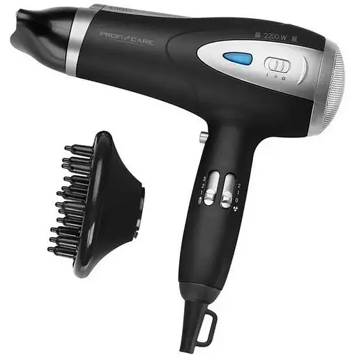 Фен Profi Care PC-HTD 3047 Black з іонізацією - фото 1