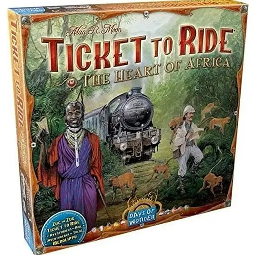 Настольная игра Days of Wonder Билет на поезд - Коллекция карт №3: Сердце Африки (Ticket to Ride - Map Collection 3: The Heart of Africa) (англ.) (DOW720117) - фото 1