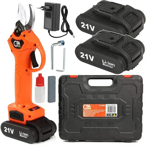 Садовые ножницы CATA M83009C аккумуляторный секатор + 2 аккумулятора - фото 5