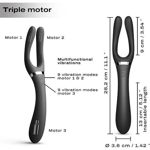 Вібратор-стимулятор Dorcel Infinite Joy Black - фото 5