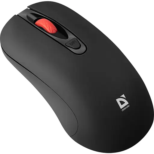 Мишка Defender Nexus MS-195 бездротова, 4 кн. до 1600 dpi, безшумна, чорна - фото 5