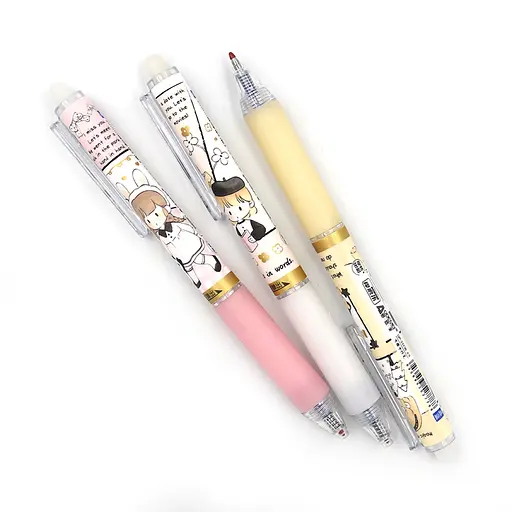 Ручка автоматическая детская пиши-стирай Aodemei Boy, 0.5 мм, синяя, 12 шт.