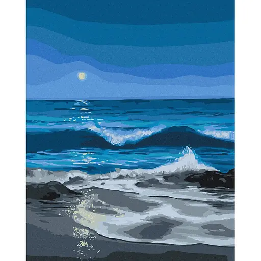 Картина по номерам на подрамнике Brushme Сиреневый вечер Инна Шевякова