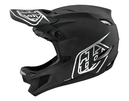 Велошолом Troy Lee Designs D4 Carbon Black/Silver L (1106-139437004) - фото 2