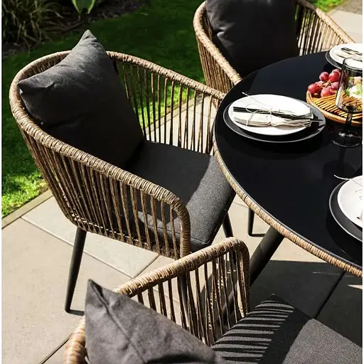 Комплект садових меблів Di Volio Rieti бежевий, сірий - фото 9