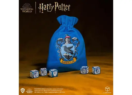 Набір кубиків Harry Potter. Ravenclaw Dice & Pouch (5 шт. + мішечок) (190142/2023/3/A/D6B) - фото 4