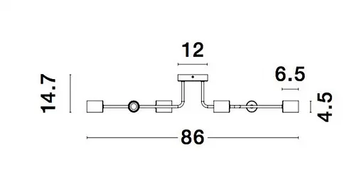 Світильник стельовий GRANSO Nova Luce 9156306 - фото 5