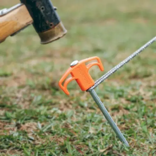 Колышки Naturehike NH21YW133 металлические 25 см 2 шт. черные - фото 2