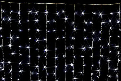 Гірлянда Штора 2х3 м у кімнату на стіну Біла світлодіодна інтер’єрна 320 ламп Laplandia від мережі (w.03.5Т.320+)