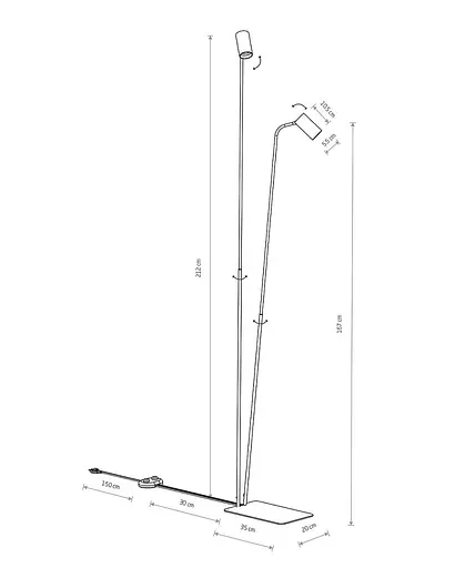 Торшер Nowodvorski 7718 Mono - фото 2