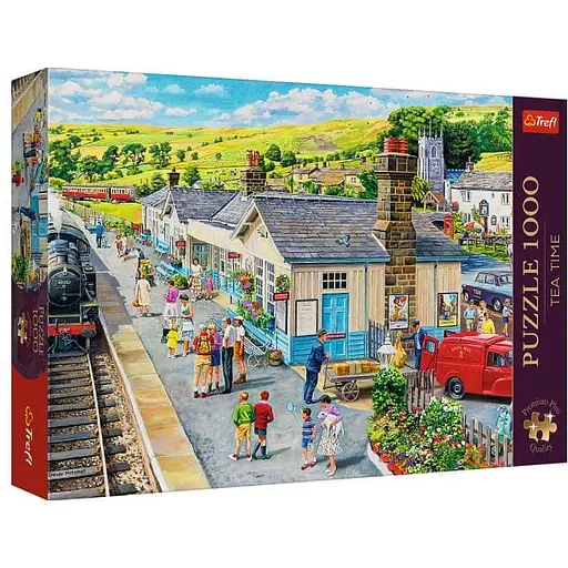 Пазл Trefl Время чаепития: Железнодорожный вокзал 1000 эл. (10810)