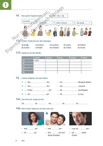 Pluspunkt Deutsch - Leben in Österreich A1. Arbwnloaeitsbuch mit Audio-mp-3 Dod und Lösungen - фото 7