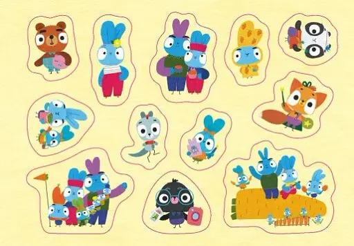 Хоробрі Зайці. Граймо разом. Пригодницькі розмальовки - фото 5