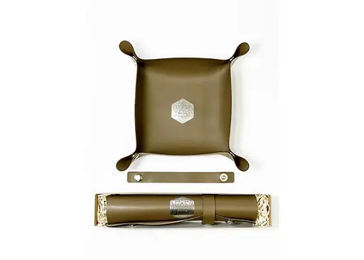 Настольная игра Планета Ігор Лоток для кубиков D20 (коричневый) (Dice tray D20 brown) (pi-dt008) - фото 3