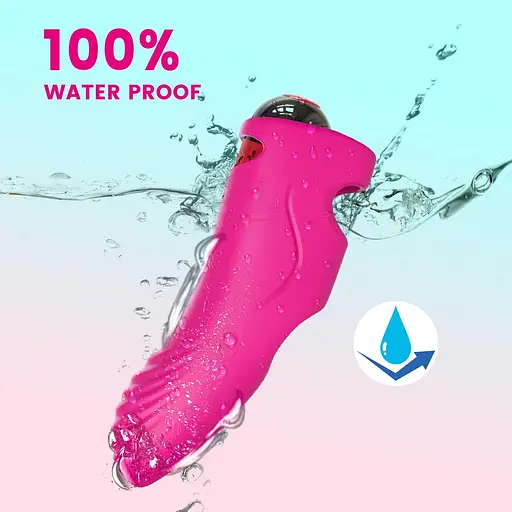 Вібратор на палець B - Series Joy Aurora, 11.8 см (рожевий) - фото 10