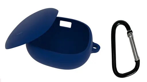 Чохол-накладка DK Silicone Candy Friendly з карабіном Anker SoundCore Liberty Air 2 Pro (dark blue) - фото 2
