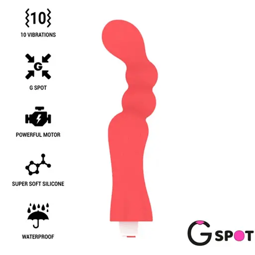 Вибратор для зоны Cyber Silicock G GOHAN красный G-Spot - фото 2
