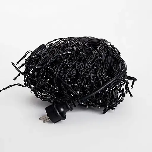 Вулична гірлянда Бахрома GarlandoPro 25 м 405 LED чорний дріт Мультиколор 25MBML - фото 4