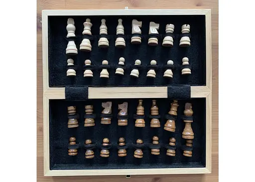 Настольная игра CAYRO Деревянные шахматы (поле 30х30 см) (601) - фото 5