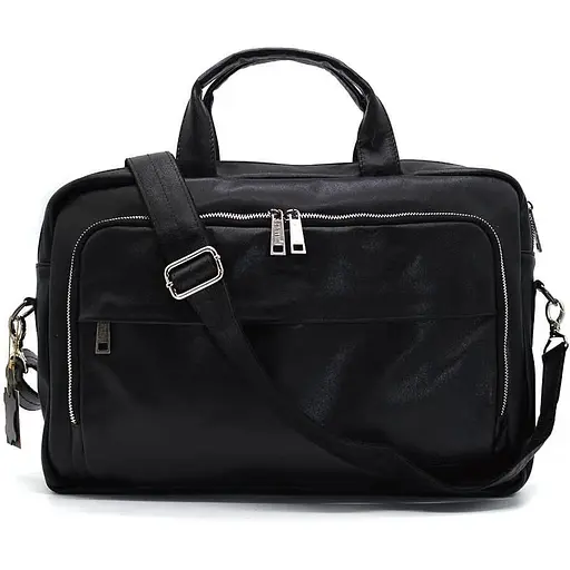 Сумка портфель для ноутбука Tarwa в чорному кольорі 43х30.5х7 см sum0028426 - фото 1