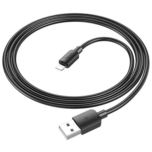 Дата кабель Hoco X96 Hyper USB to Lightning 2.4A (1m) Black - фото 4