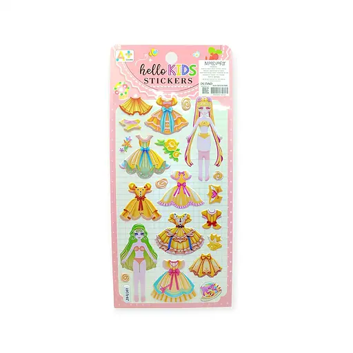 Наліпки дитячі Malevaro 6 дизайнів 12 шт. (762763ML) - фото 3