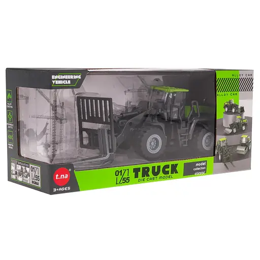 Погрузчик с металлическими элементами и подвижными частями для детей - фото 6