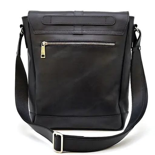 Чоловіча шкіряна сумка через плече TARWA 33х27.5х8 см sum0028341 - фото 5