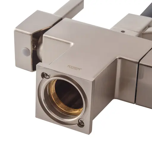 Смеситель для кухни на две воды с гибким изливом Koer KB-72036-02 KR5813, Нержавеющая сталь - фото 3