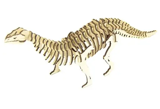 Дерев'яний конструктор Бронтозавр 50 деталей - фото 6