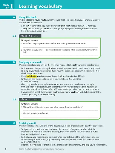 English Vocabulary in Use Pre-intermediate and Intermediate. Book with Answers and Enhanced eBook. Vocabulary Reference and Practice (4th Edition) - фото 3