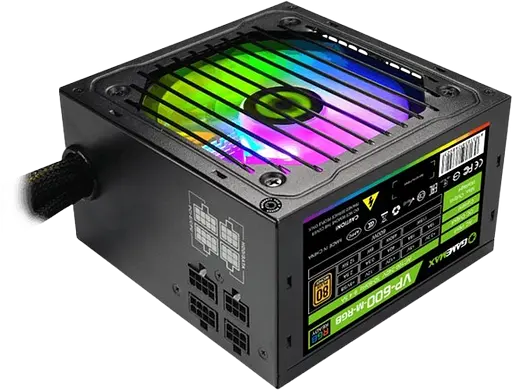 Блок живлення GameMax VP-600-RGB 600W 80+ (VP-600-RGB) - фото 2