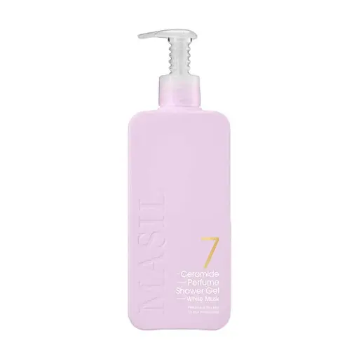 Гель для душа с ароматом жасмина и мускуса 7 Ceramide Perfume Shower Gel White Musk Masil 300 мл - фото 1