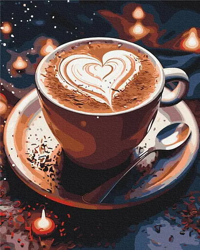 Картина за номерами на підрамнику Brushme Аромат кохання