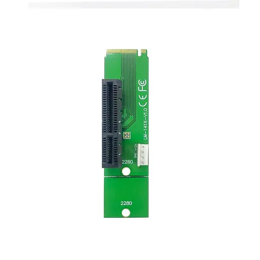 Переходник-райзер M.2/NGFF to PCIE 4X (LM-141X-V1.0) Б/У - фото 2
