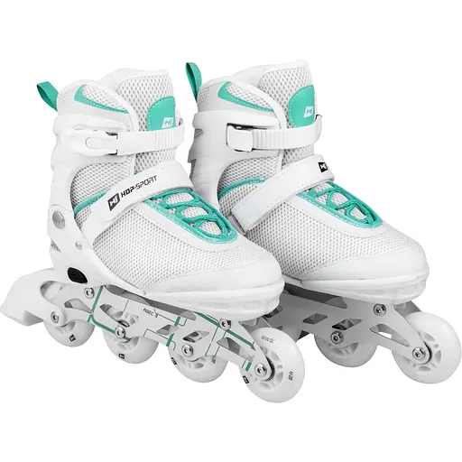 Роликові ковзани 3в1 Hop-Sport HS-903 Motion S (розмір) Біло-м'ятні - фото 1