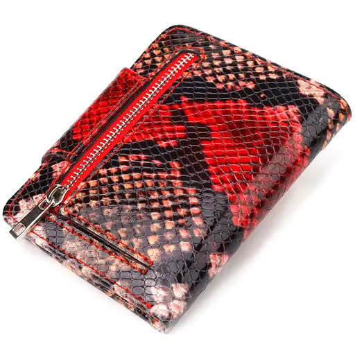 Кожаный женский кошелек Canpellini 9х11.7х1 см acs0025175 - фото 2