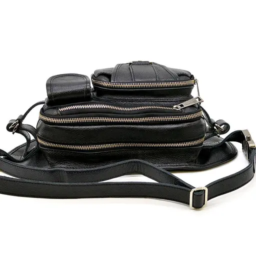 Чоловіча шкіряна сумка на пояс TARWA 25х14х10 см 000296380 - фото 7